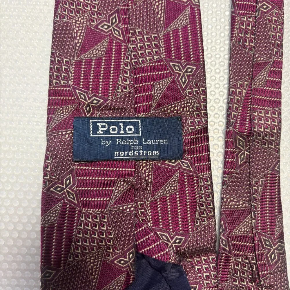 Polo by Ralph Lauren for Nordstrom Burgandy Tie - 1615